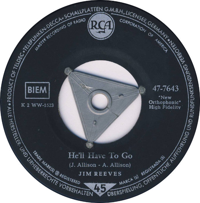 Jim Reeves - Er muss gehen 21674