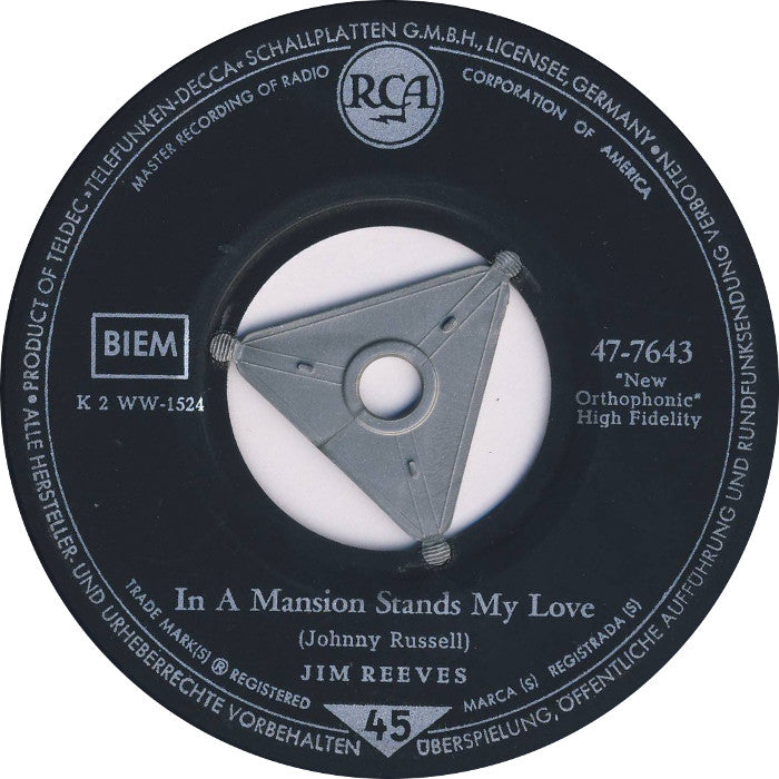 Jim Reeves - Er muss gehen 21674