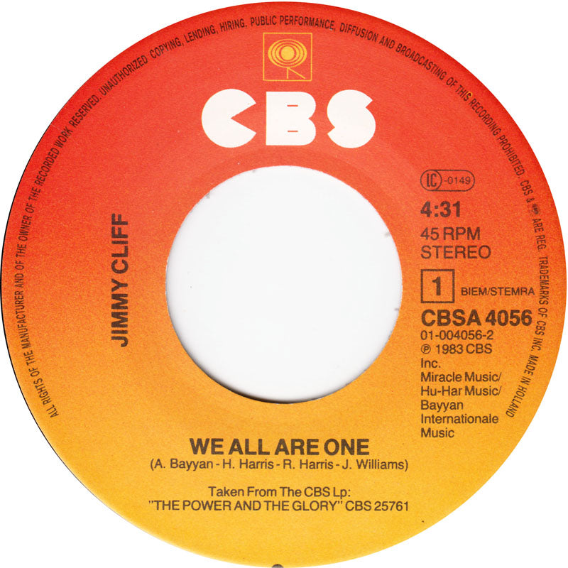 Jimmy Cliff - Wir sind alle eins 30087