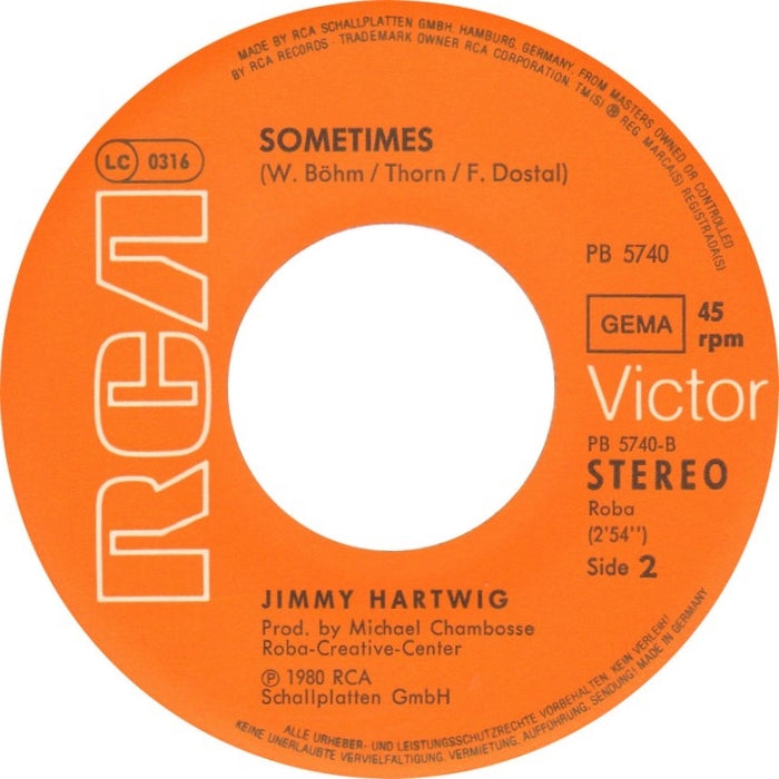 Jimmy Hartwig - Mama Calypso 29158