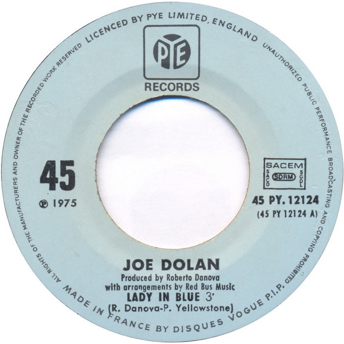 Joe Dolan - Lady In Blue 34487 (B)