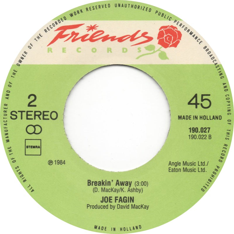Joe Fagin - Love Hangs By A Thread 12576