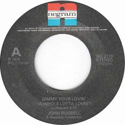 John Russell - Give Me Your Lovin' (Mr. Oldster) 02893