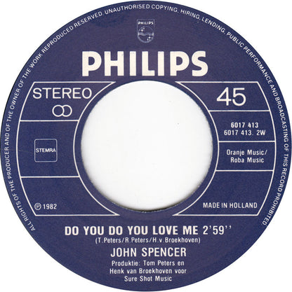 John Spencer - Lana 43455 Vinyl Singles Vinyl Goed / Hoes Goed