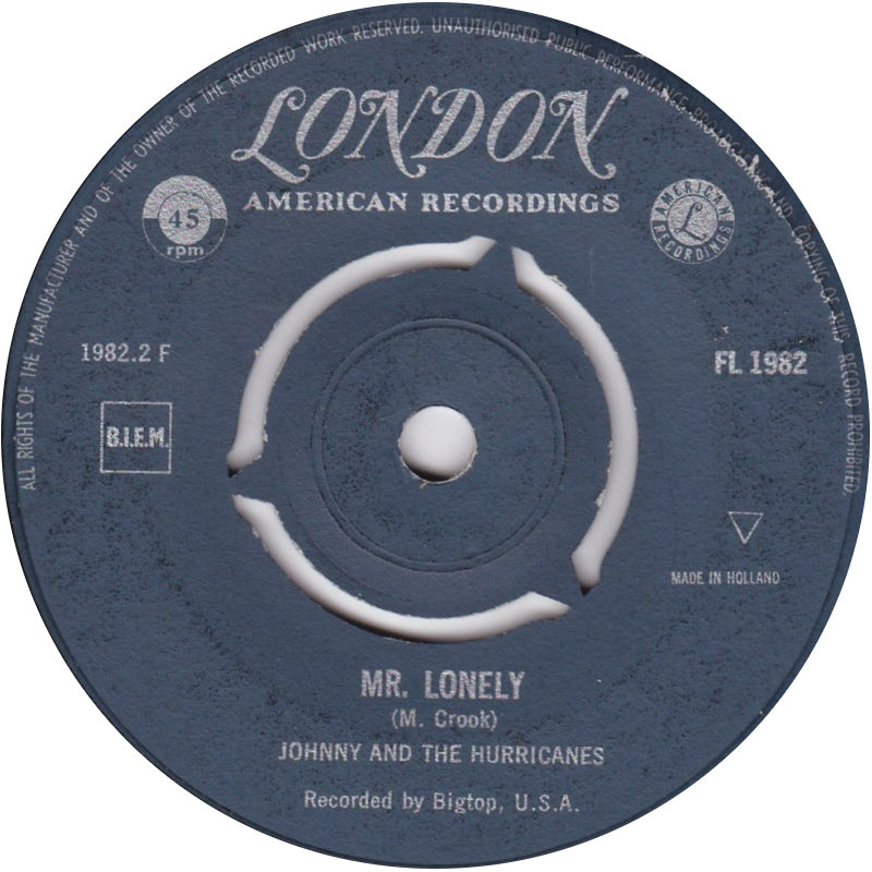 Johnny And The Hurricanes - Mr. Lonely 02130