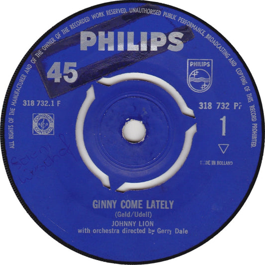Johnny Lion - Ginny Come Lately 25752