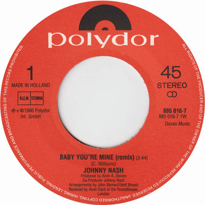 Johnny Nash - Baby You're Mine 30537