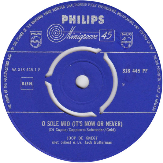 Joop de Knegt – O Sole Mio (It’s Now Or Never) 05010
