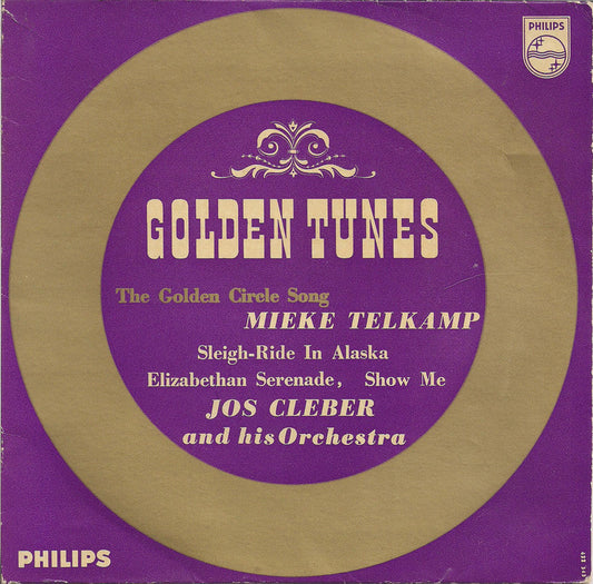 Jos Cleber and his Orchestra - Golden Tunes 13568 Vinyl Singles EP Vinyl Goed / Hoes Goed