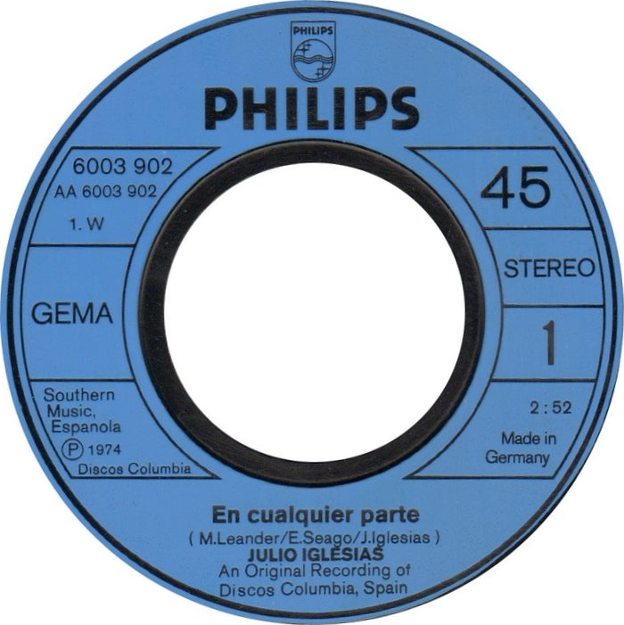 Julio Iglesias – En Cualquier Parte 30138