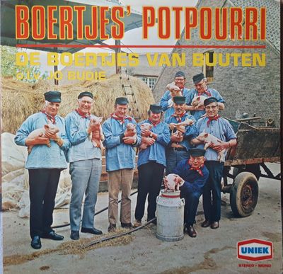 Boertjes van Buuten - Boertjes' Potpourri (LP) Vinyl LP Vinyl Zeer Goed / Hoes Goed "VINYLSINGLES.NL"