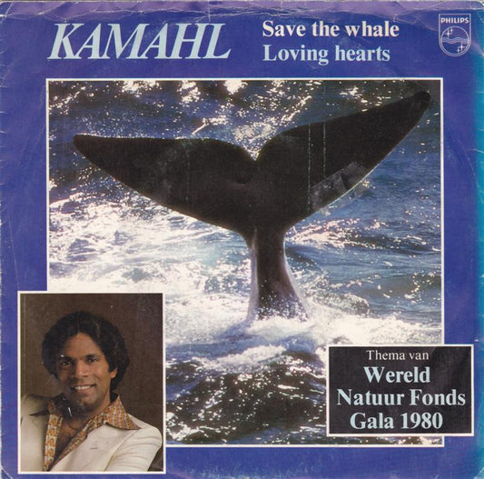Kamahl - Save The Whale Vinyl Singles Vinyl Goed / Hoes Goed