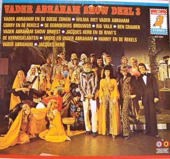Various - Vader Abraham Show Deel 3 (LP) 52251b Vinyl LP Vinyl Redelijk / Hoes Goed