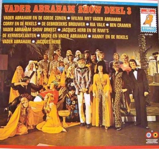 Various - Vader Abraham Show Deel 3 (LP) 52251b Vinyl LP Vinyl Redelijk / Hoes Goed