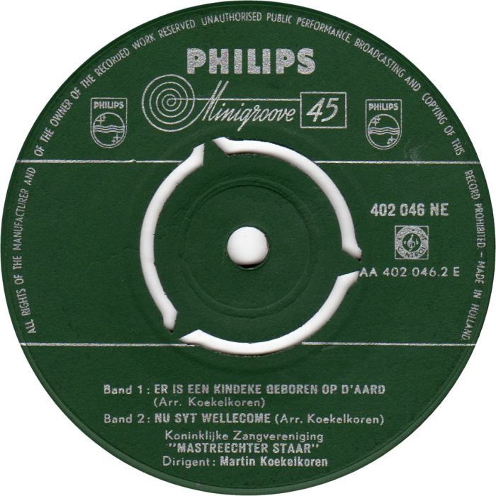 Mastreechter Staar - Stille Nacht Heilige Nacht 29149 Vinyl Singles EP Vinyl Goed / Hoes Generic