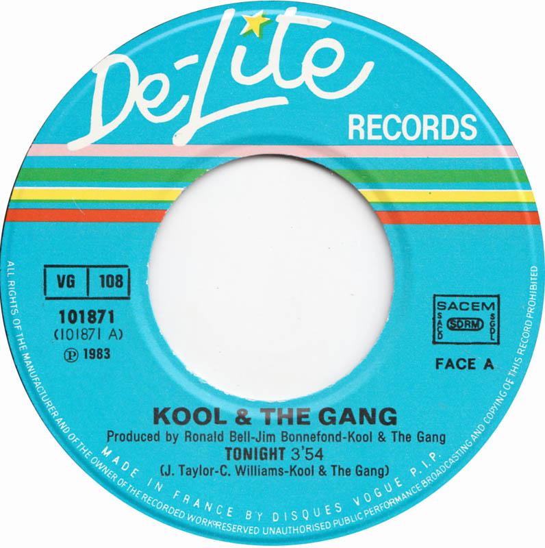 Kool & The Gang - Tonight 30665 (B) Vinyl Singles Vinyl Goed / Hoes Goed