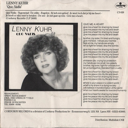 Lenny Kuhr - Give Me A Heart 18467