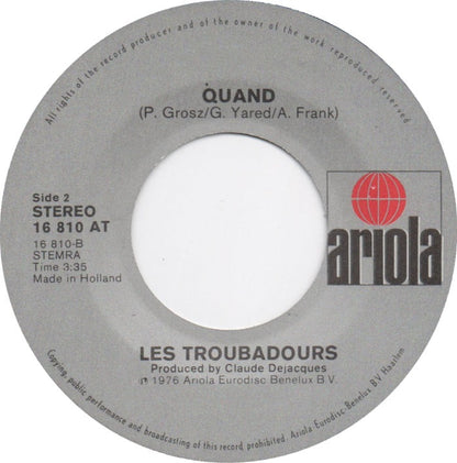 Les Troubadours - Trois Petits Soldats 32141