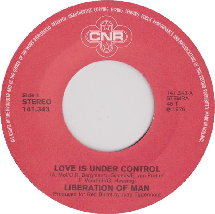 Liberation Of Man - Love Is Under Control 06824 Vinyl Singles Vinyl Goed / Hoes Redelijk