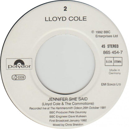 Lloyd Cole - Schmetterling 30502