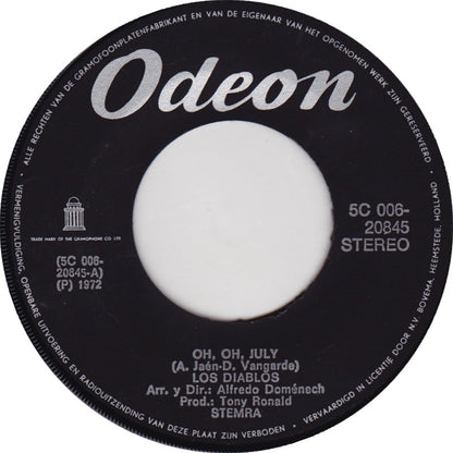 Los Diablos - Oh,Oh,July 42405 Vinyl Singles Vinyl Goed / Hoes Generic