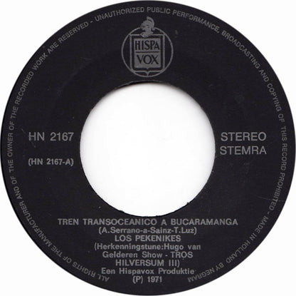 Los Pekenikes – Transoceanico A Bucaramanga 17941