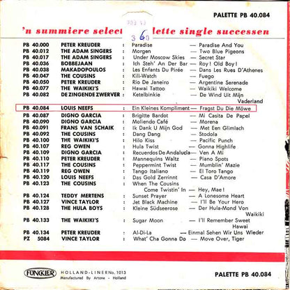 Louis Neefs - Ein Kleines Kompliment 08692 Vinyl Singles Vinyl Goed / Hoes Goed