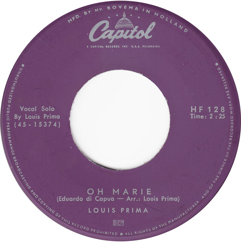 Louis Prima - Oh Marie 40835