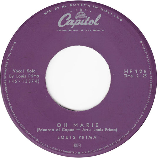 Louis Prima - Oh Marie 40835