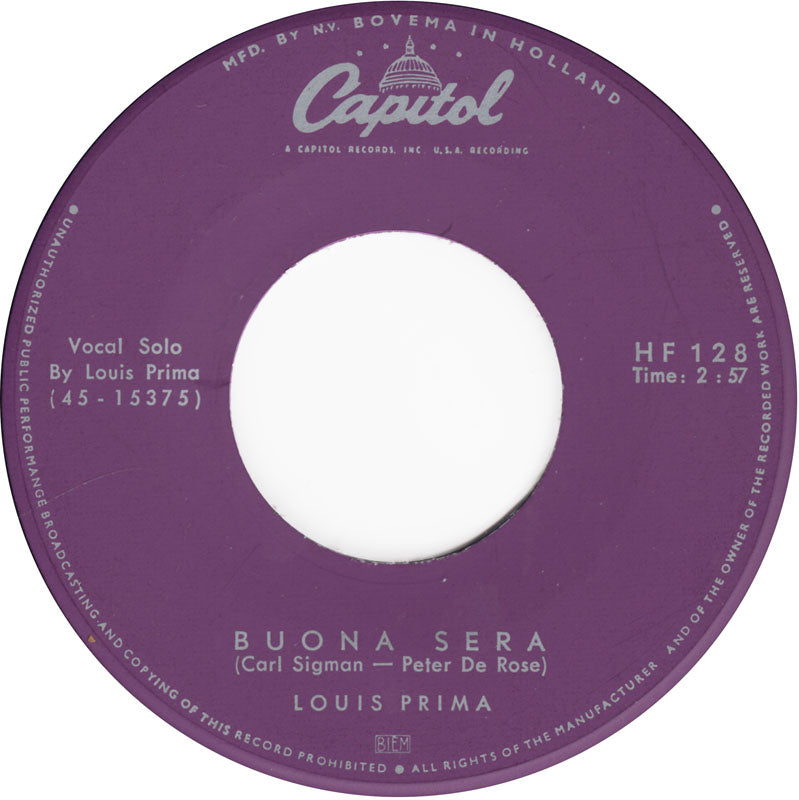 Louis Prima - Oh Marie 40835