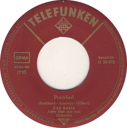 Lys Assia - O Mein Papa 06203 Vinyl Singles Vinyl Goed / Hoes Goed