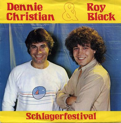 Dennie Christian - Schlagerfestival Vinyl Singles Vinyl Zeer Goed / Hoesje Sticker "VINYLSINGLES.NL"