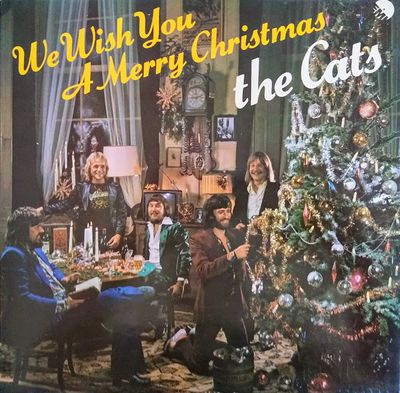 Cats - We Wish You A Merry Christmas (LP) Vinyl LP Vinyl (VG) <br> Hoes (G+)