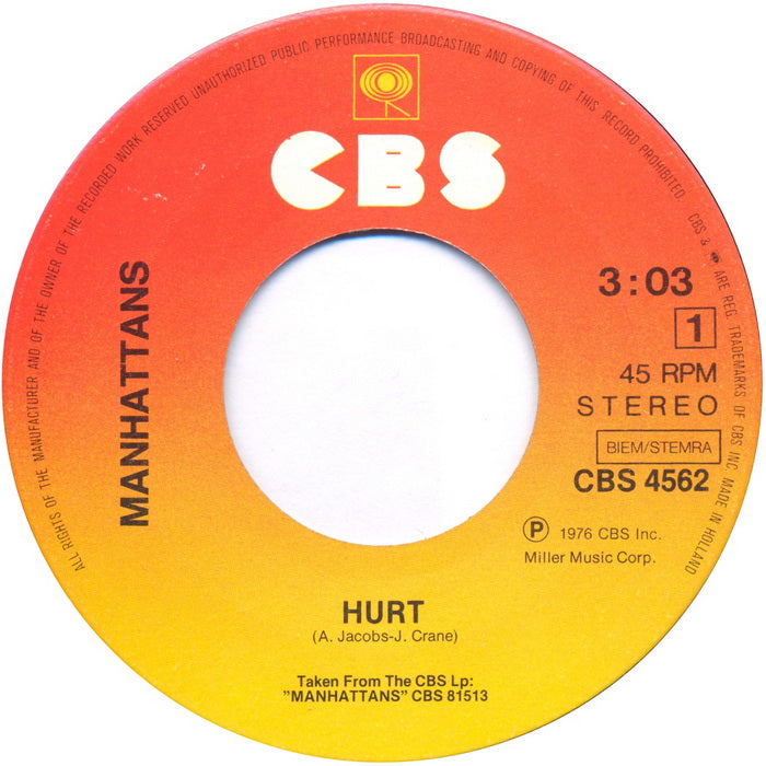 Manhattans - Hurt 12291