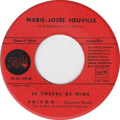 Marie-JosǸe Neuville - La Collégienne De La Chanson No. 4 (EP) 17221