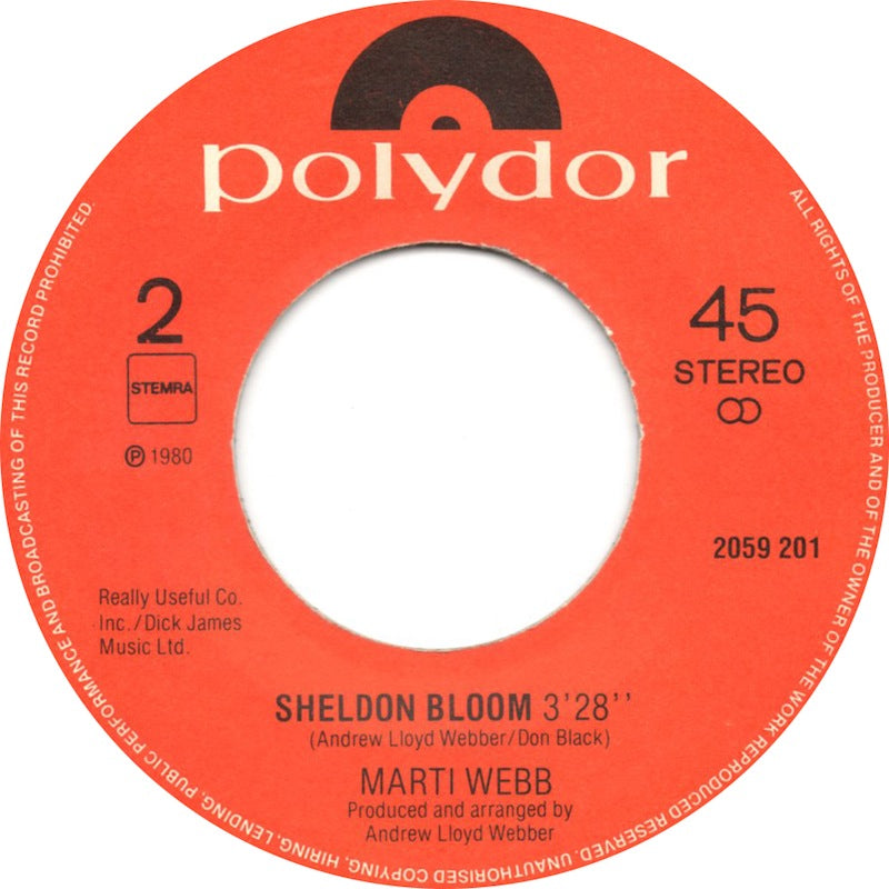 Marti Webb - Take That Look Off Your Face 17458 Vinyl Singles Vinyl Goed / Hoes Goed