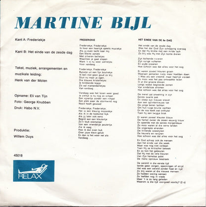 Martine Bijl - Frederiekje 17183