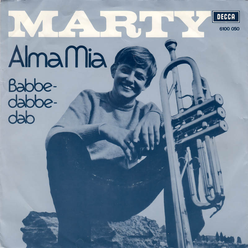 Marty Schreijenberg - Alma Mia (B) 36848 Vinyl Singles Vinyl Goed / Hoes Redelijk