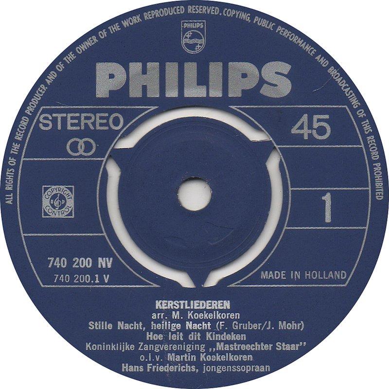 Mastreechter Staar - Kerstliederen 40712 Vinyl Singles EP Vinyl Goed / Hoes Goed