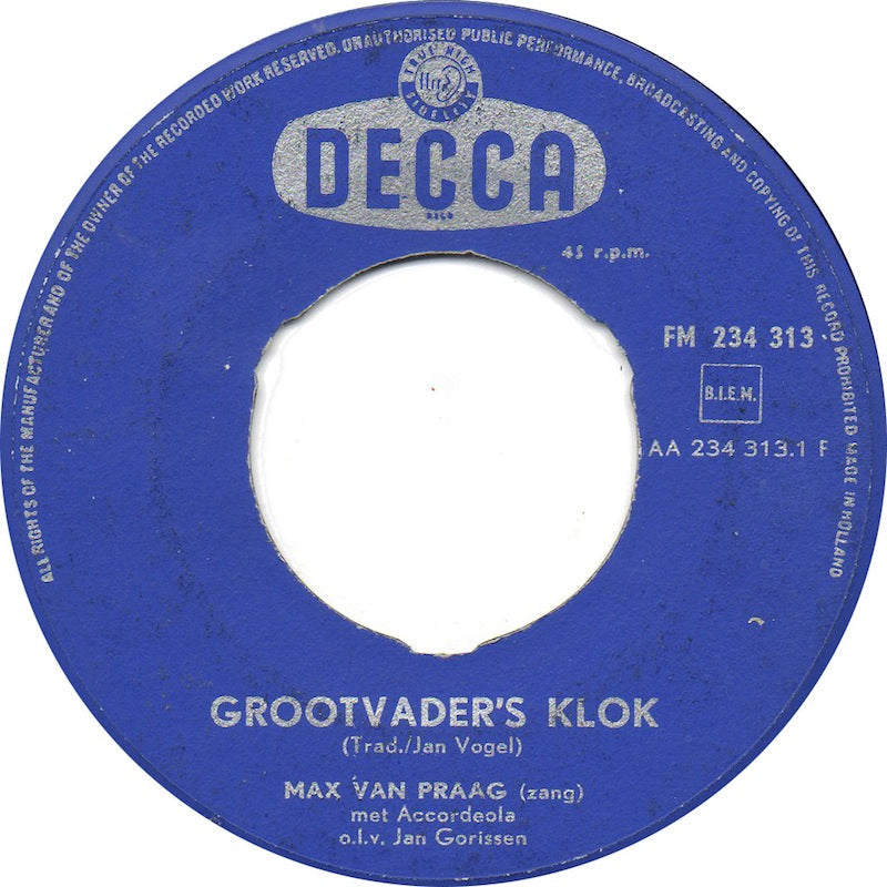Max van Praag - Standuhr 02653