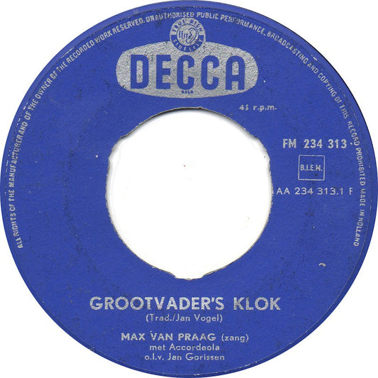 Max van Praag - Standuhr 02653