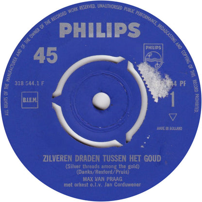 Max van Praag - Zilveren Draden Tussen Het Goud 02625 Vinyl Singles Vinyl Goed / Hoes Generic