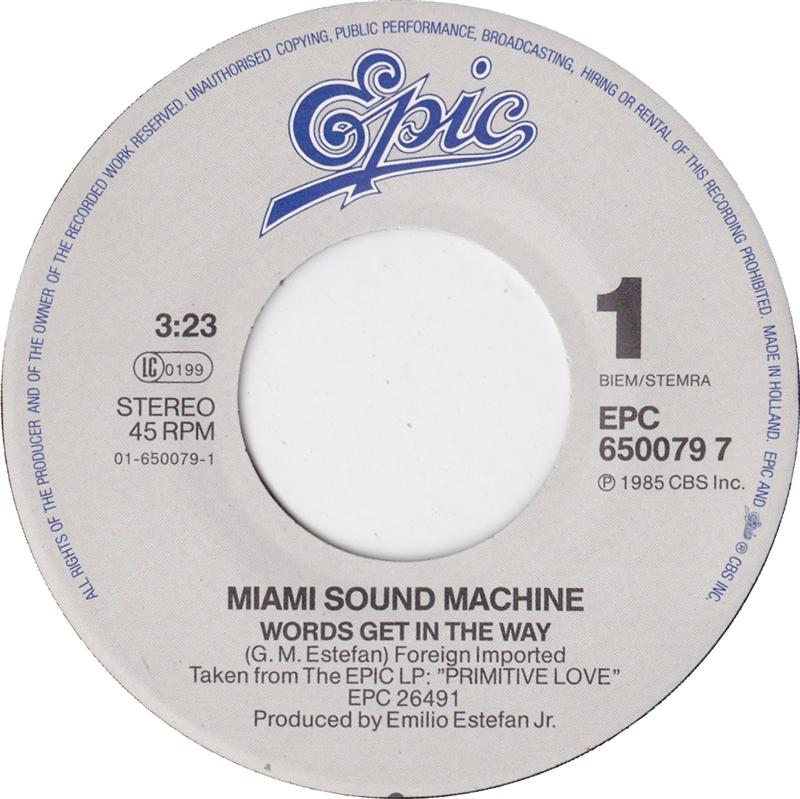 Miami Sound Machine - Worte stören 13961