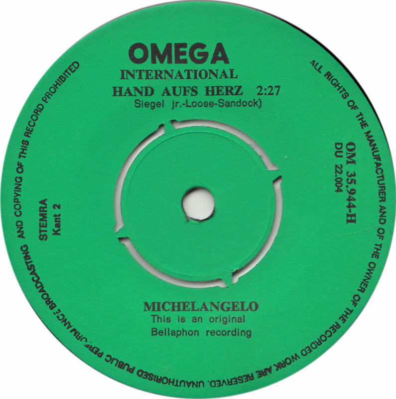 Michelangelo - Du Bist Meine Liebe 17856