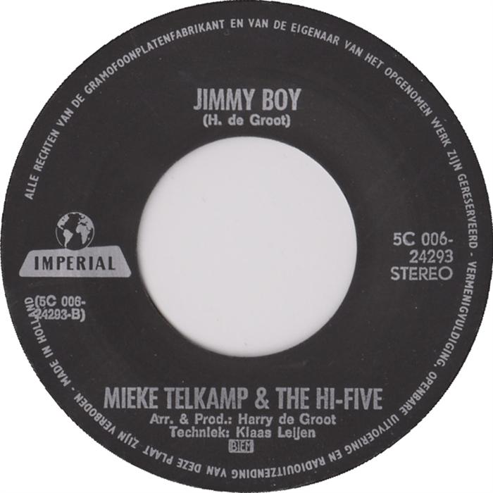 Mieke Telkamp En De Hi-Five - Waarheen, Waarvoor 17853 Vinyl Singles Vinyl Goed / Hoes Generic