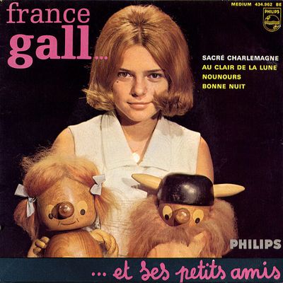 France Gall - Sacré Charlemagne Vinyl Singles Vinyl Zeer Goed / Hoesje Goed "VINYLSINGLES.NL"