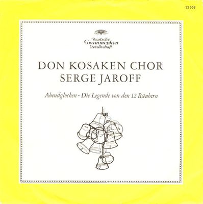 Don Kosaken Chor Serge Jaroff - Wolgaschlepper Vinyl Singles Vinyl Zeer Goed / Hoesje Goed "VINYLSINGLES.NL"