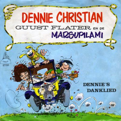 Dennie Christian - Guust Flater En De Marsupilami Vinyl Singles Vinyl Zeer Goed / Hoesje Goed "VINYLSINGLES.NL"
