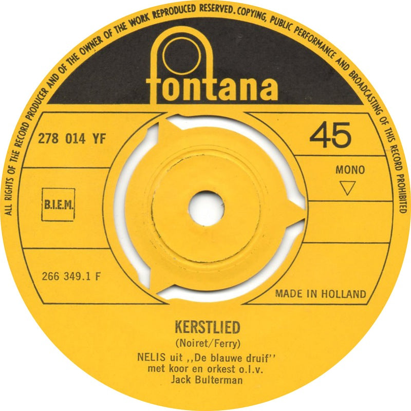 Nelis - Kerstlied 28300 Vinyl Singles Vinyl Goed / Hoes Goed