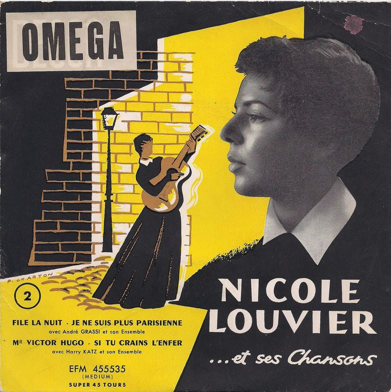 Nicole Louvier - File La Nuit 14495 Vinyl Singles EP Vinyl Goed / Hoes Goed